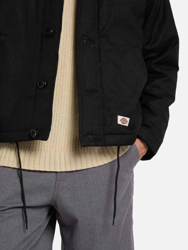 DICKIES - CEKET - Sangrey Waxed Jacket - Black - shopi go'da!.