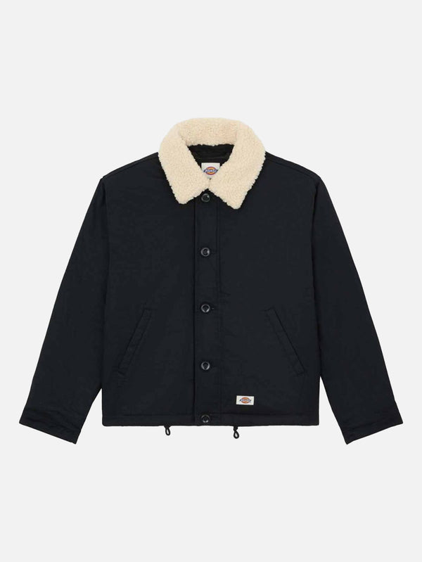 DICKIES - CEKET - Sangrey Waxed Jacket - Black - shopi go'da!.