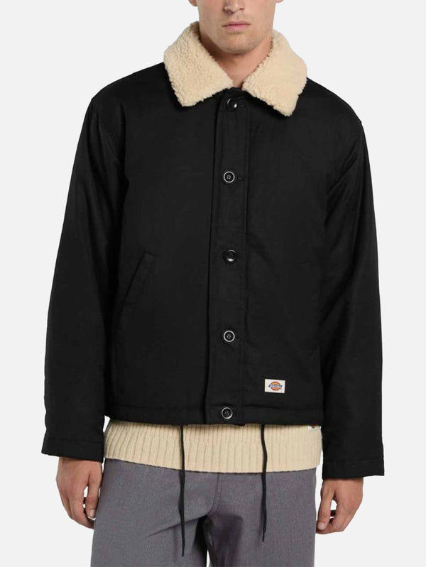 DICKIES - CEKET - Sangrey Waxed Jacket - Black - shopi go'da!.