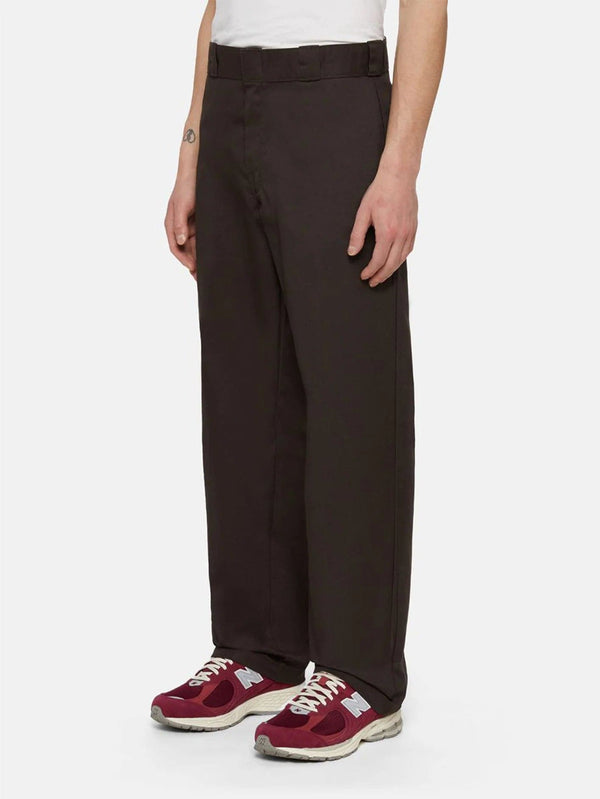 DICKIES - PANTOLON - 874 Work Pant Rec - Dark Brown - shopi go'da!.