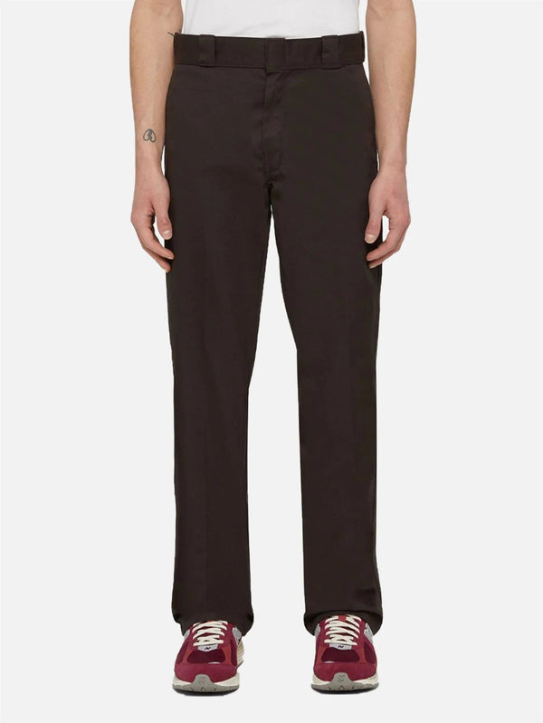 DICKIES - PANTOLON - 874 Work Pant Rec - Dark Brown - shopi go'da!.