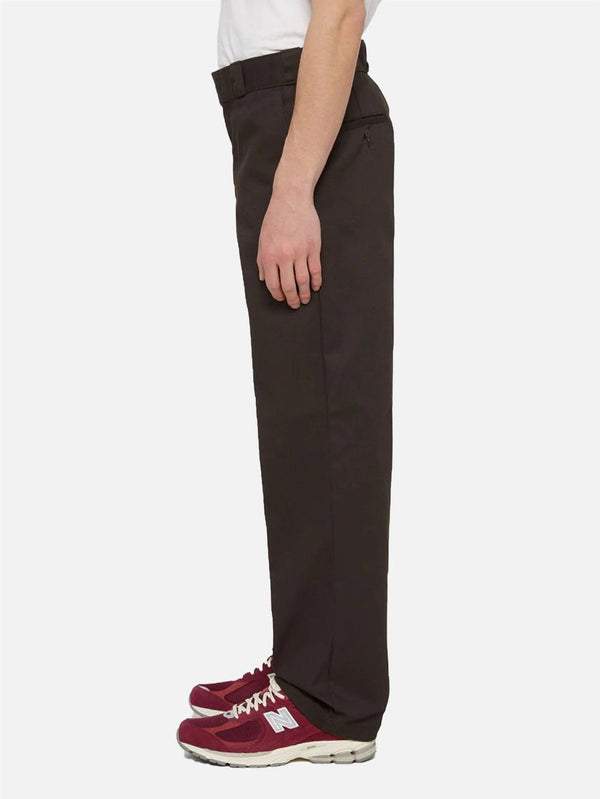 DICKIES - PANTOLON - 874 Work Pant Rec - Dark Brown - shopi go'da!.