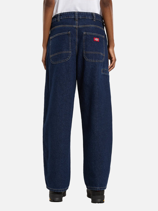 DICKIES - PANTOLON - 957 Loose Tapered Work Jeans W - Dark Indigo - shopi go'da!.