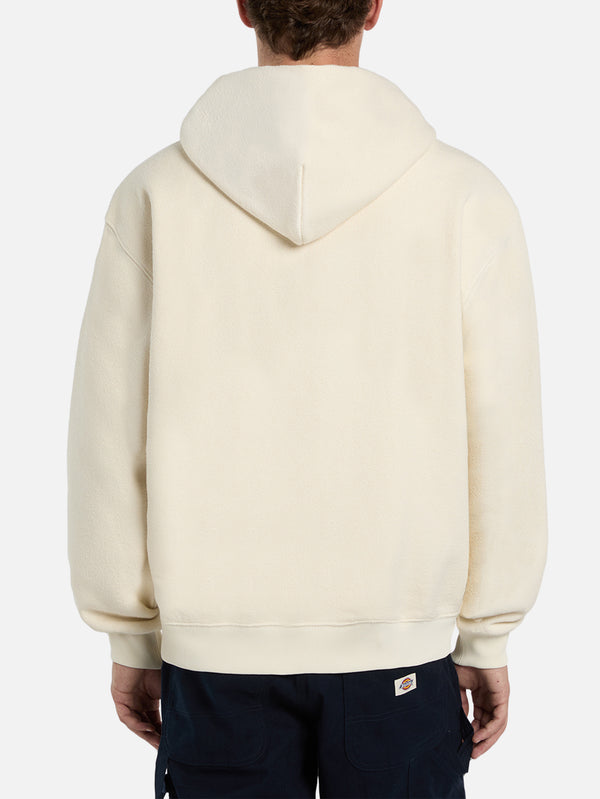 DICKIES - SWEATSHIRT - Mineral FZ Hoodie - Egret - shopi go'da!.