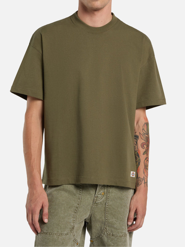 DICKIES - T-SHIRT - Mineral Heavy Weight Tee - Military Green - shopi go'da!.