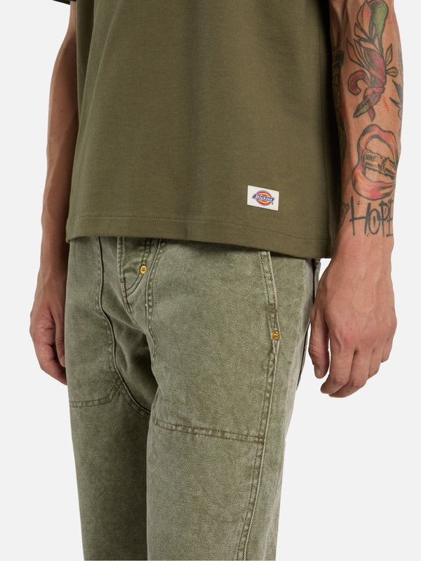DICKIES - T-SHIRT - Mineral Heavy Weight Tee - Military Green - shopi go'da!.