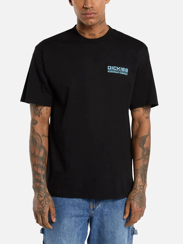 Waffle L Tee - Black