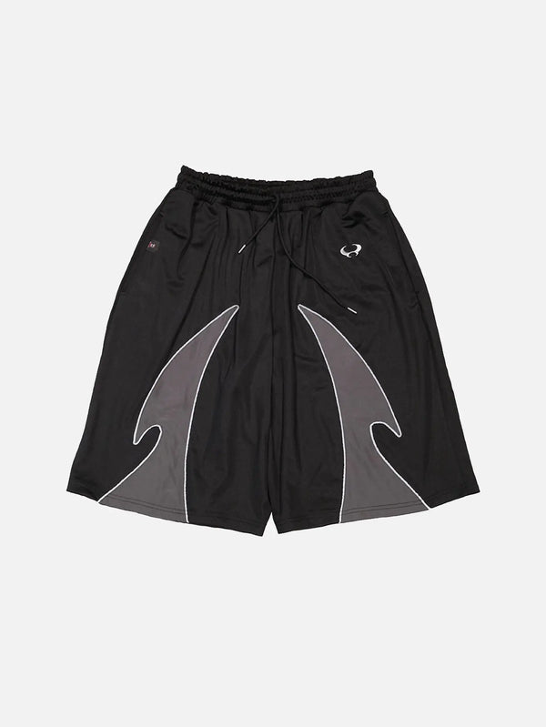 DOOMSTER Tribal Basketball Shorts - Black – siyah, ön görünüm