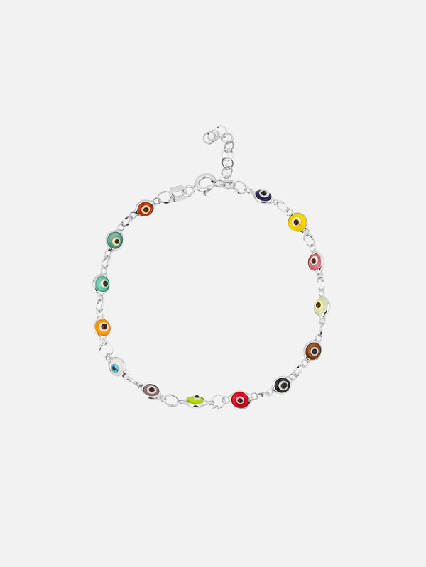 ECE LONDON - BİLEKLİK - The Nazar III Bracelet - Silver - shopi go'da!.