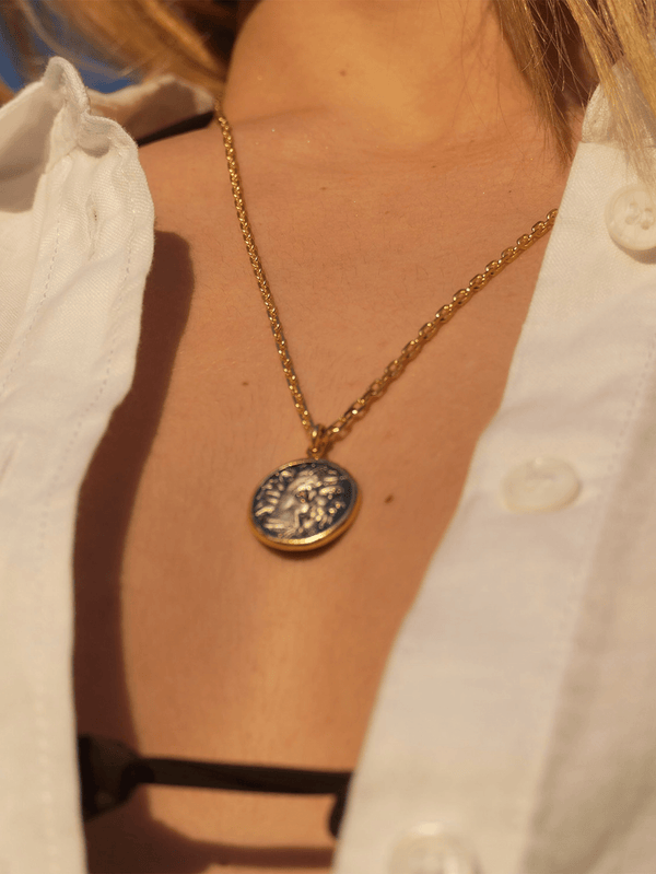 ECE LONDON - KOLYE - The Amyntas Coin Pendant - shopi go'da!.