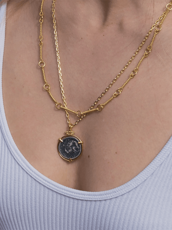 ECE LONDON - KOLYE - The Luciana Coin Pendant - shopi go'da!.