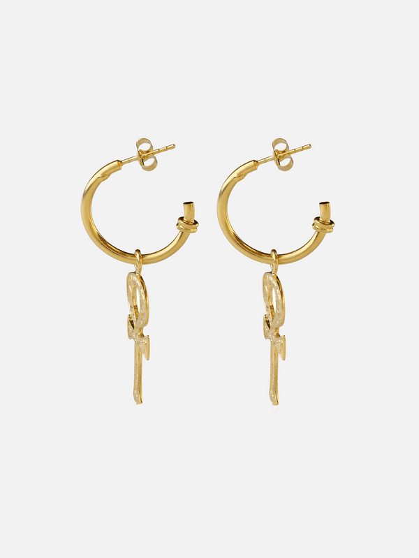 ECE LONDON - KÜPE - The Ankh Earrings - shopi go'da!.