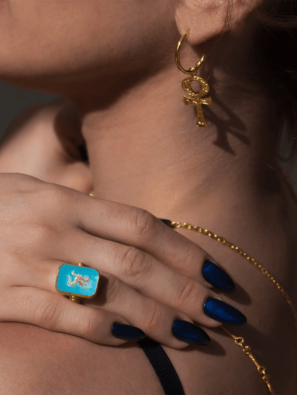 ECE LONDON - KÜPE - The Ankh Earrings - shopi go'da!.