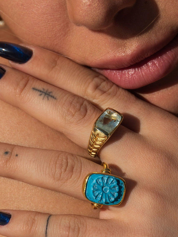 ECE LONDON - YÜZÜK - The Flourish Ring - shopi go'da!.