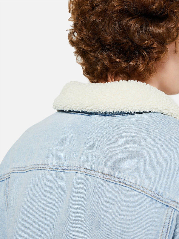ERL - CEKET - ERL x Levi's Sherpa Trucker - Blue - shopi go'da!.