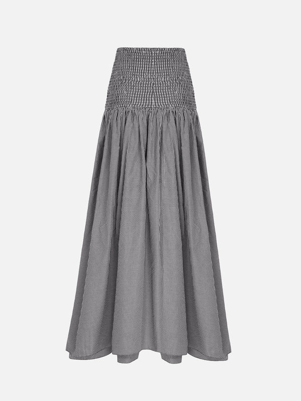 Fever Black Gingham Skirt