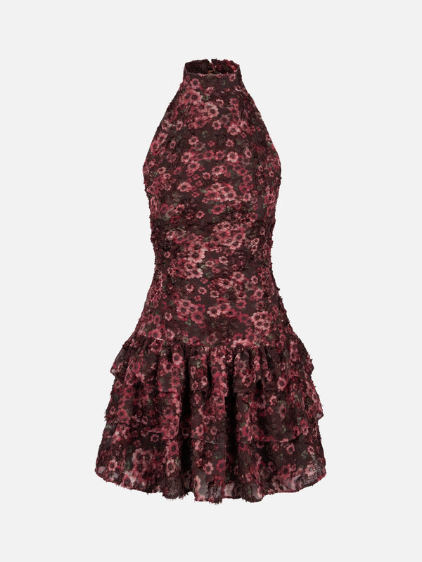 Fiore Pink Floral Mini Dress