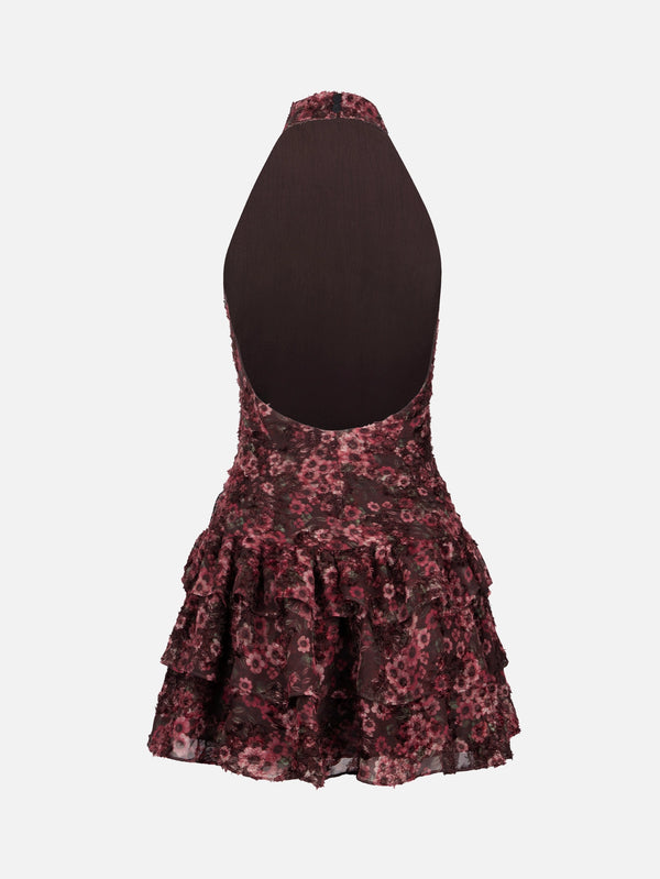 Fiore Pink Floral Mini Dress