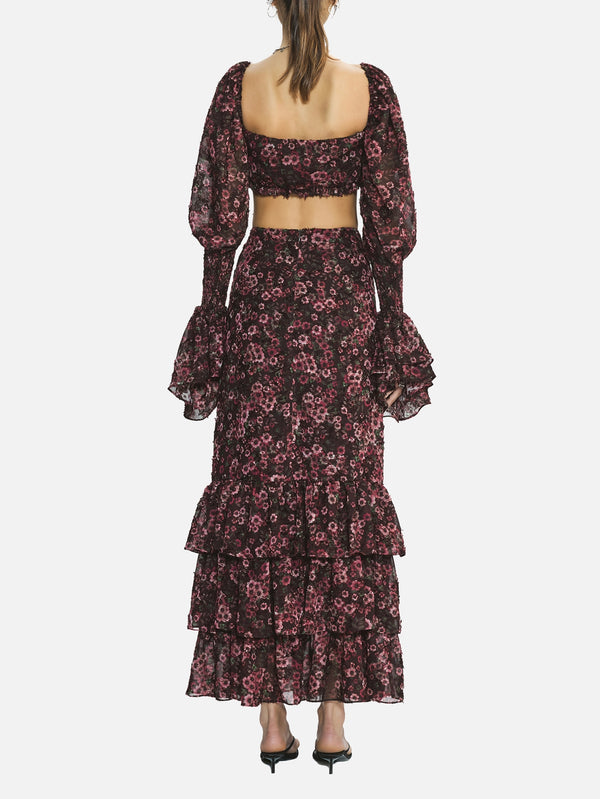 Flow Pink Floral Skirt