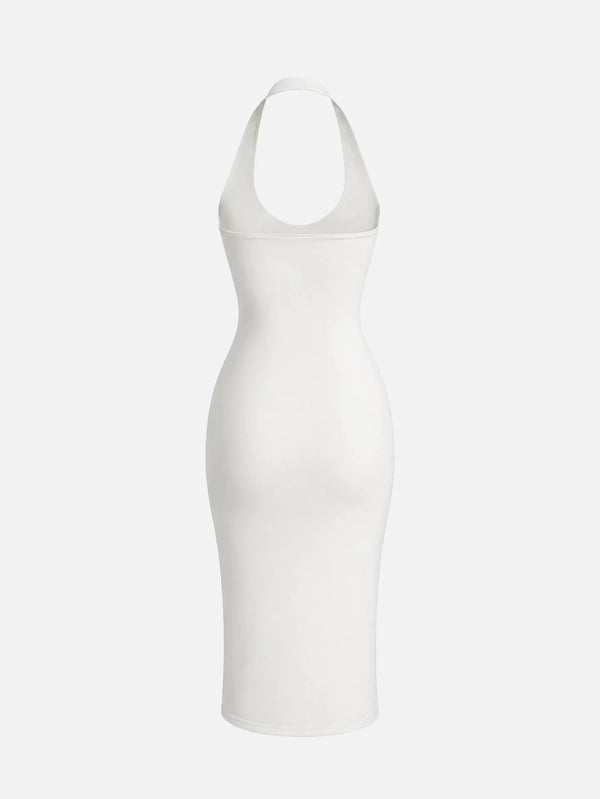 SLOWBURN Fran Dress – beyaz, ön görünüm