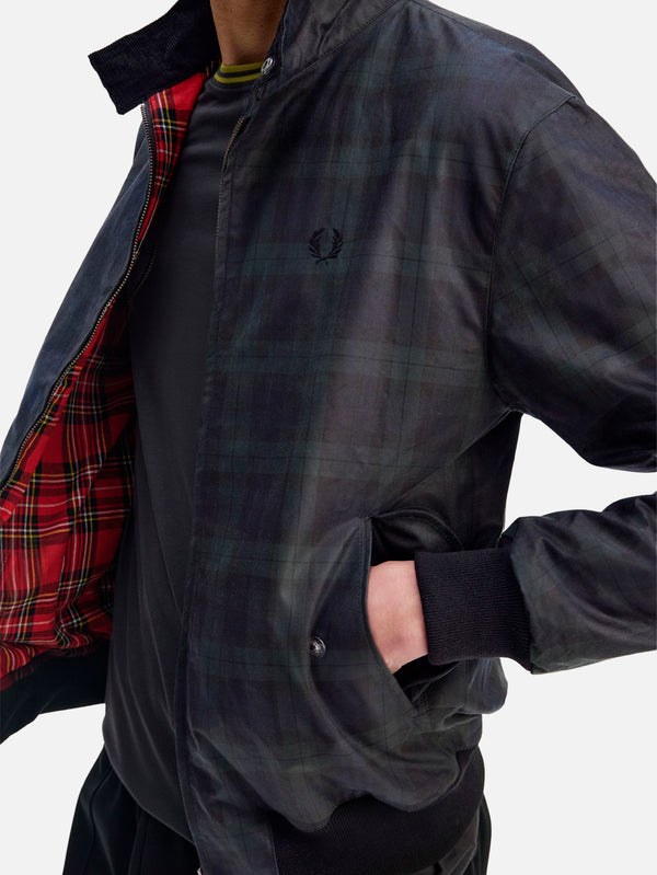 FRED PERRY - CEKET - Blackwatch Tartan Harrington - Blackwatch Tartan - shopi go'da!.