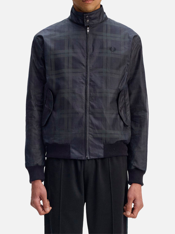 FRED PERRY - CEKET - Blackwatch Tartan Harrington - Blackwatch Tartan - shopi go'da!.