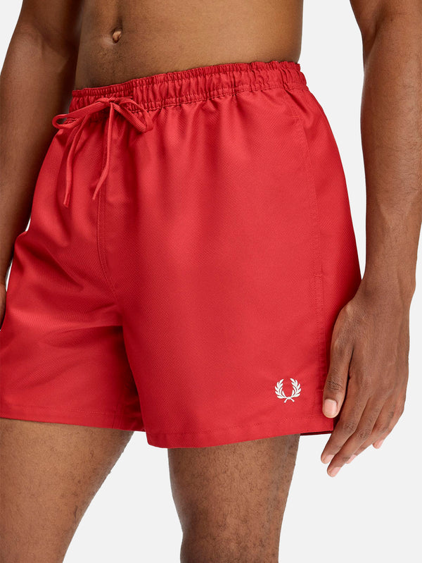 FRED PERRY - DENİZ ŞORTU - Swimshorts - Burnt Red - shopi go'da!.