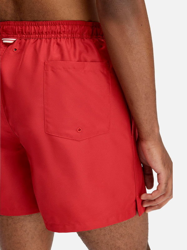 FRED PERRY - DENİZ ŞORTU - Swimshorts - Burnt Red - shopi go'da!.