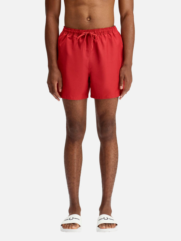 FRED PERRY - DENİZ ŞORTU - Swimshorts - Burnt Red - shopi go'da!.