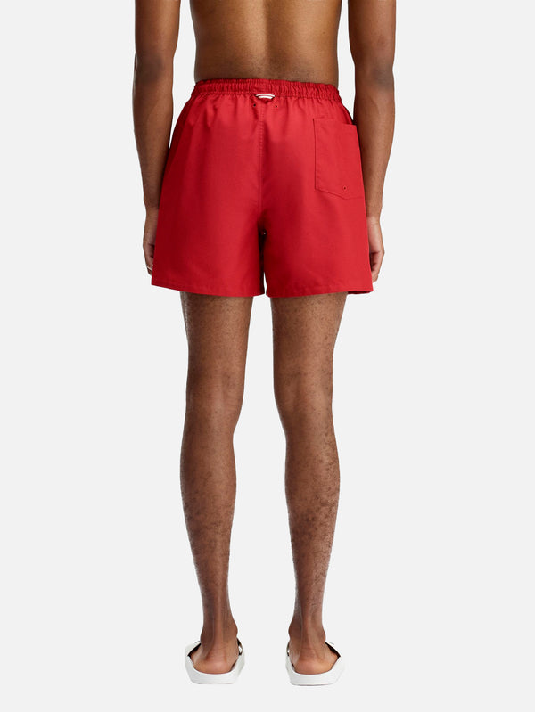 FRED PERRY - DENİZ ŞORTU - Swimshorts - Burnt Red - shopi go'da!.