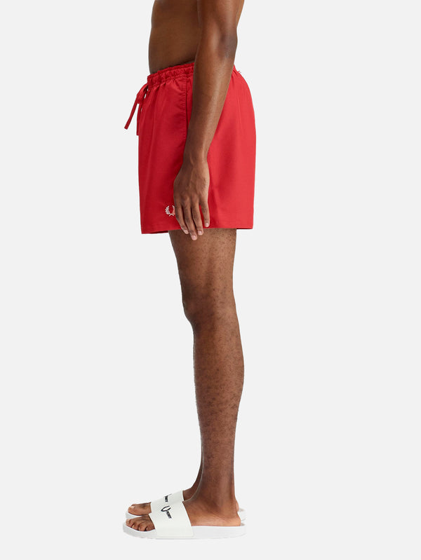 FRED PERRY - DENİZ ŞORTU - Swimshorts - Burnt Red - shopi go'da!.