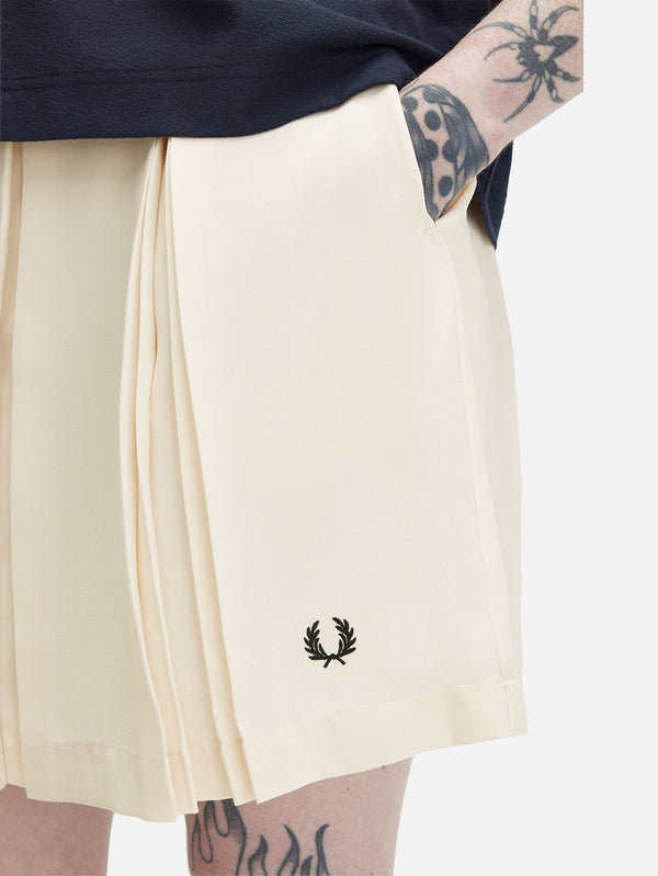 FRED PERRY - ETEK - Pleated Tennis Skirt - Silky Peach - shopi go'da!.
