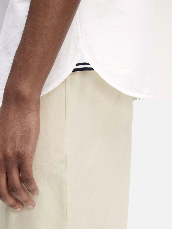 FRED PERRY - GÖMLEK - Oxford Shirt - White - shopi go'da!.