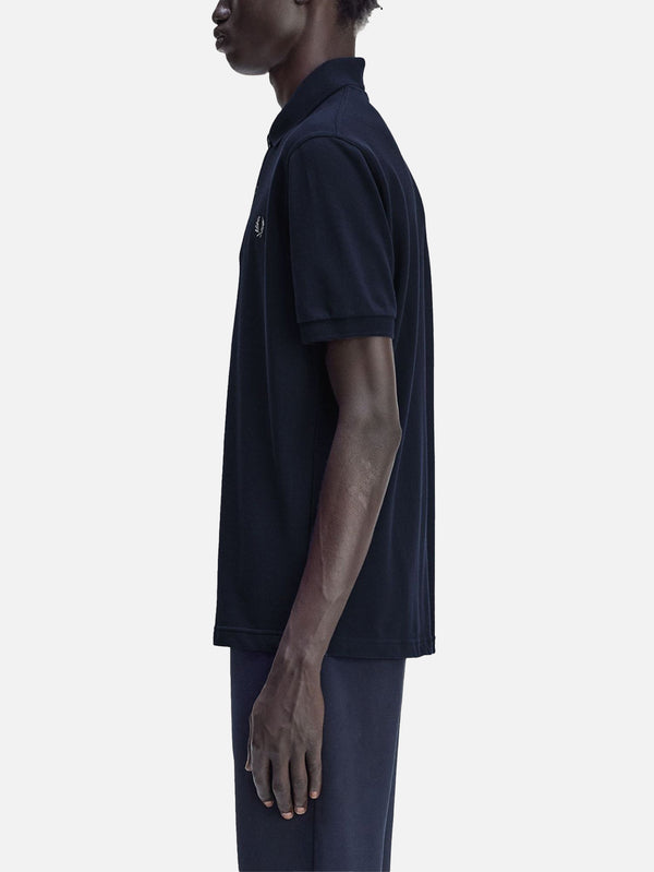 FRED PERRY - T-SHIRT - The Fred Perry Shirt - Dark Carbon/Ecru - shopi go'da!.