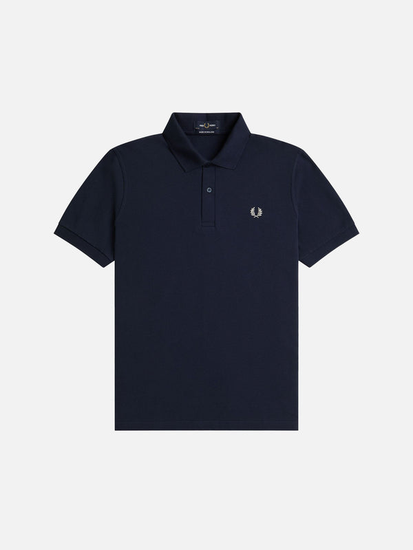 FRED PERRY - T-SHIRT - The Fred Perry Shirt - Dark Carbon/Ecru - shopi go'da!.