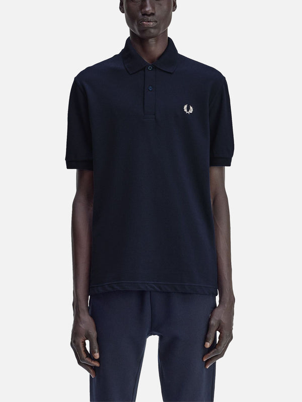 FRED PERRY - T-SHIRT - The Fred Perry Shirt - Dark Carbon/Ecru - shopi go'da!.