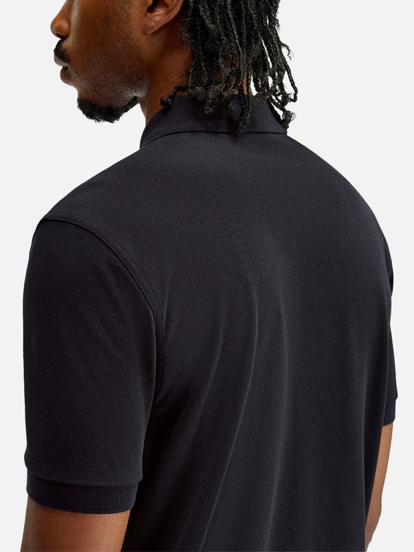 FRED PERRY - T-SHIRT - Tramline Polo Shirt - Black - shopi go'da!.
