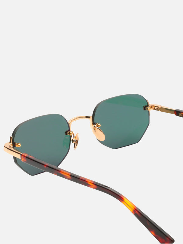 GAST - GÜNEŞ GÖZLÜĞÜ - Moonstone Altın Yeşil Unisex Güneş Gözlüğü - shopi go'da!.