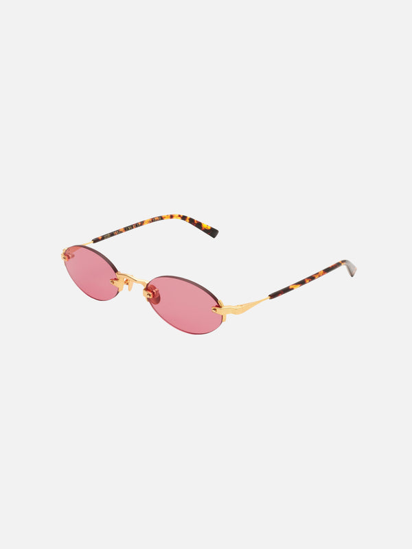 GAST - GÜNEŞ GÖZLÜĞÜ - Quantum Altın Pembe Unisex Güneş Gözlüğü - shopi go'da!.