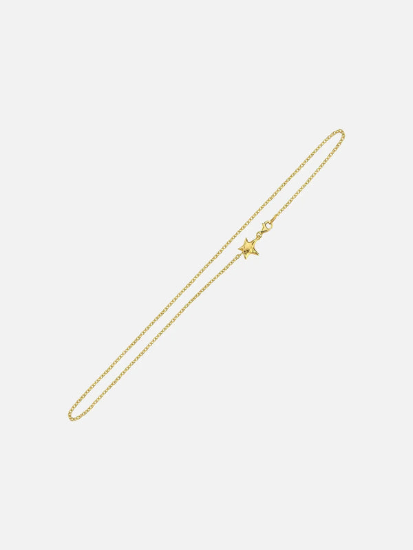 JEWELS FOR JOY Golden Etoile Chain – altın, çapraz görünüm