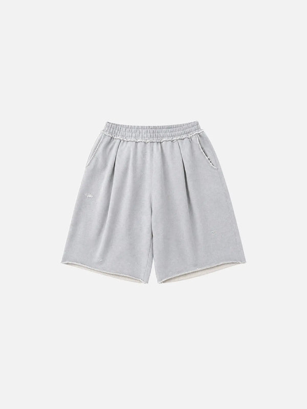 SHOPI GO Ohara Bermuda Shorts - Melange Grey - Kategorize edilmemiş ŞORT