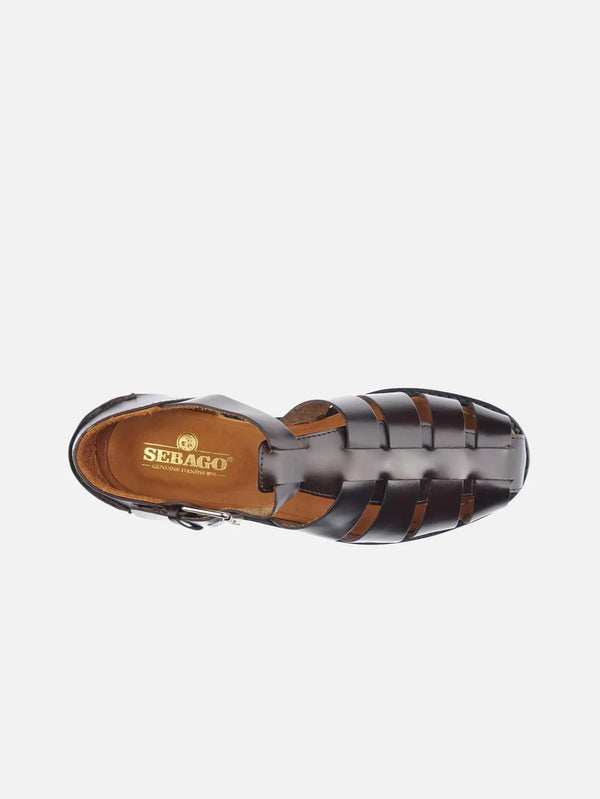 SEBAGO Gurkha Tale W – Dark Brown deri, üstten görünüm