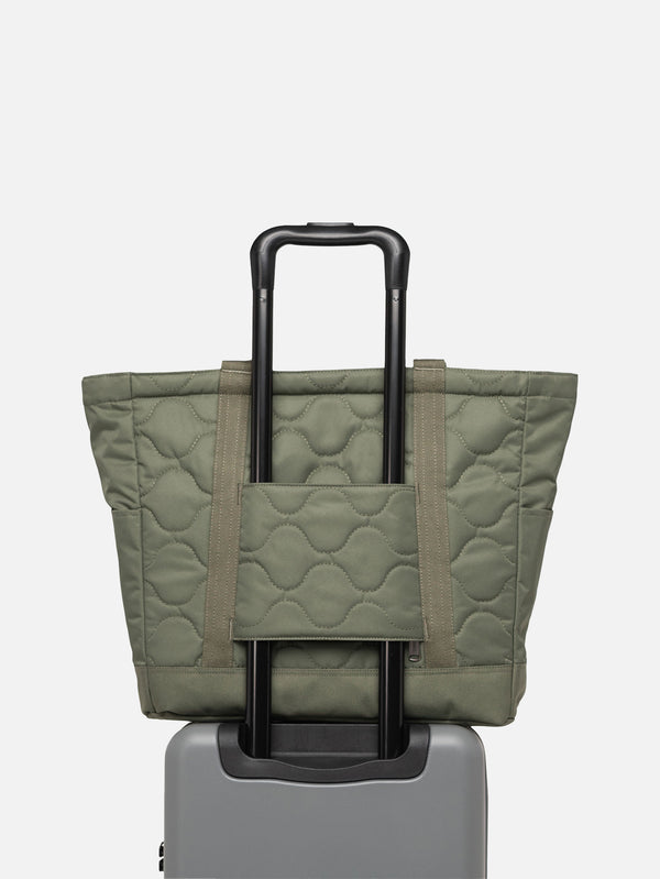 HERSCHEL - ÇANTA - Heritage Quilted Tote - Beetle - shopi go'da!.