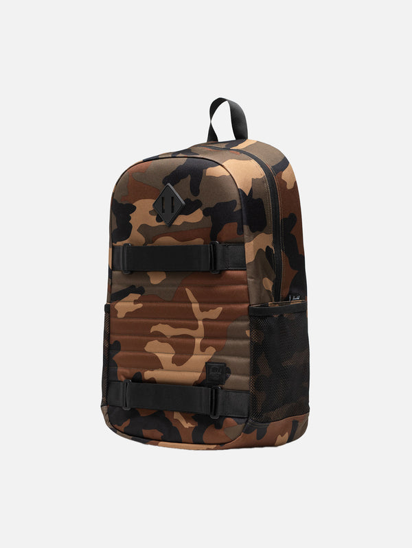 HERSCHEL - ÇANTA - Fleet Skate Backpack - Woodland Camo - shopi go'da!.