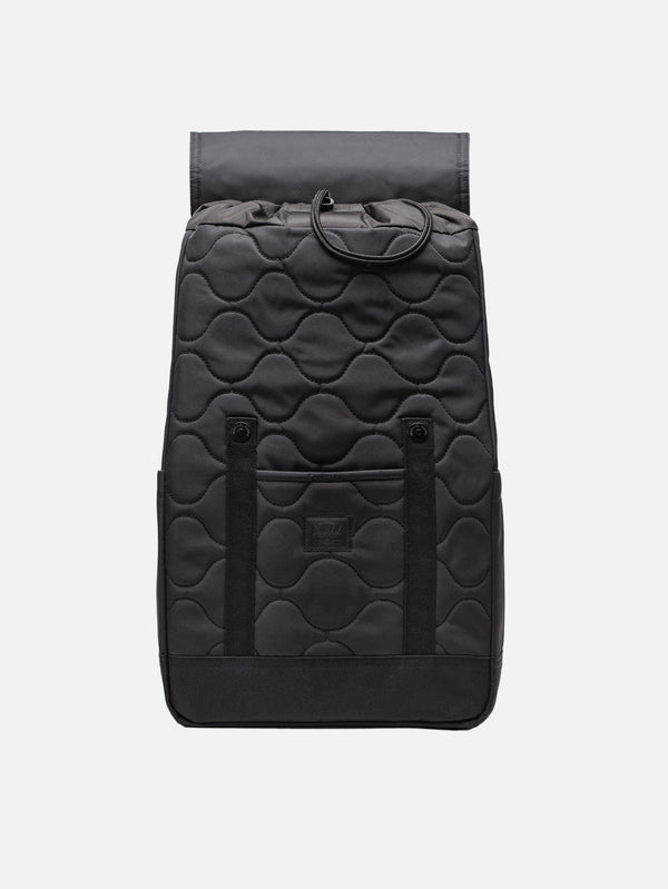 HERSCHEL - ÇANTA - Retreat Quilted Capsule Backpack 23L - Black - shopi go'da!.