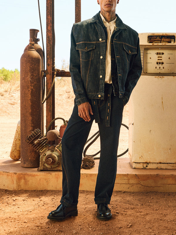 IN.K II - CEKET - Sleeveles Denim Jacket - Night Indigo - shopi go'da!.