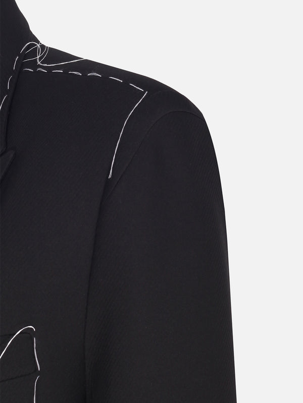 IN.K II - CEKET - Handstitched Blazer  - Black - shopi go'da!.