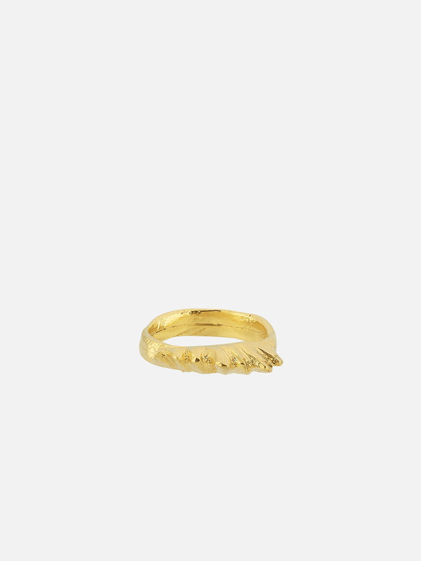 JEWELS FOR JOY - YÜZÜK - Gümüş ve Altın Kaplama Gümüş İkili set Yüzük - Ira - shopi go'da!.