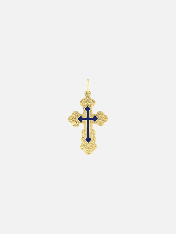 JIN - KOLYE UCU - Baz Charm - Gold/Navy - shopi go'da!.