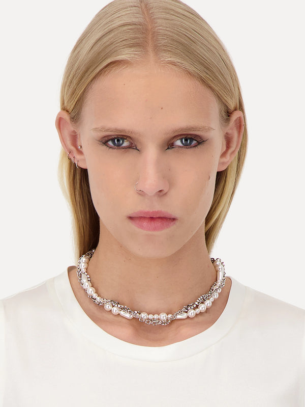 JUSTINE CLENQUET - KOLYE - Taylor Choker - Palladium - shopi go'da!.